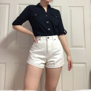 Style & Co Black Jersey Utility Shirt